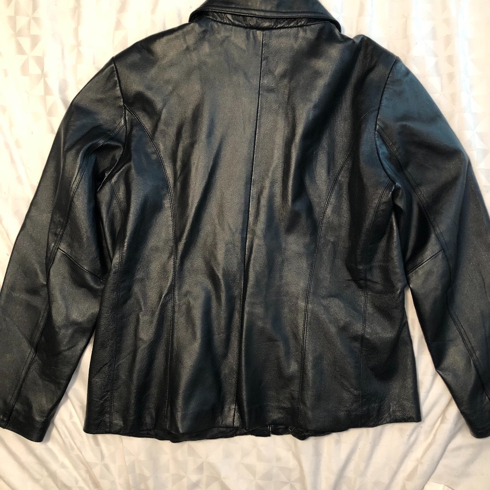 Vintage leather jacket - Picture 3 of 5